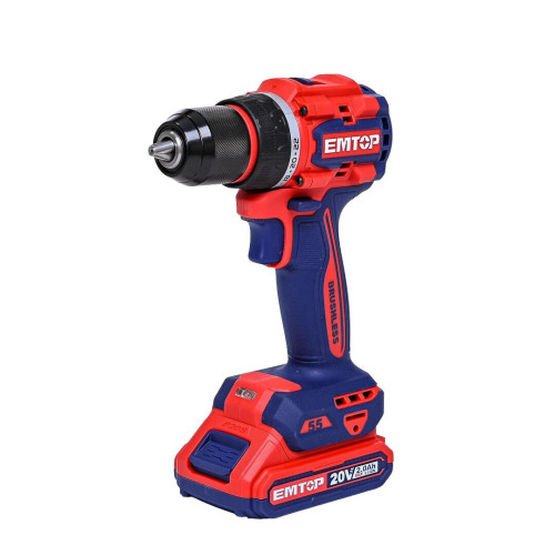 Дриль-шуруповерт акумуляторний EMTOP ECDL205582