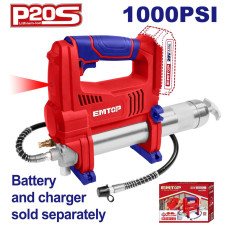 Шприц для змащування акумуляторний EMTOP ELGR2001 (без АКБ та ЗП)