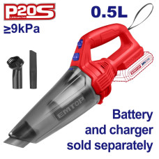 Пилосос ручний акумуляторний EMTOP ELVC201261 (без АКБ та ЗП)