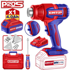 Фен технічний акумуляторний EMTOP EHGN20065