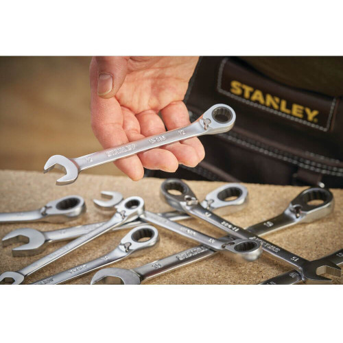 Ключ гайковий комбінований розміром 19 мм з храповим механізмом STANLEY FMMT13096-0