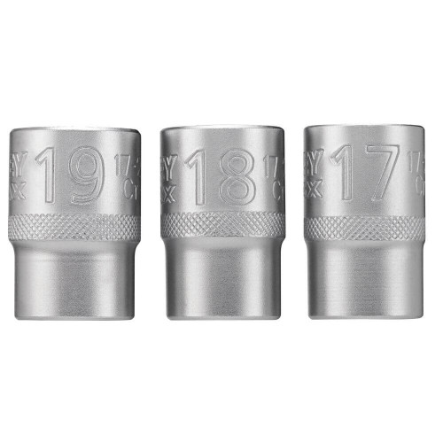 Набір торцевих головок 1/2 Maxi Drive, із шестигранним профілем, 3 шт: 17, 18, 19 мм. STANLEY FMMT17094-0