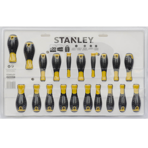Набір з двадцяти викруток ESSENTIAL STANLEY STHT0-60213