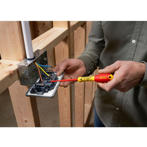 Набір з п’яти ізольованих викруток для електриків FatMax VDE 1000V STANLEY XTHT0-62692