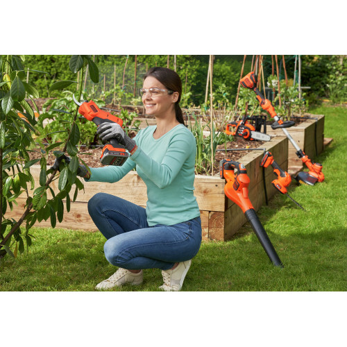 Ножиці садові - секатор акумуляторний BLACK+DECKER BCPP18D1