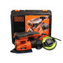 Шліфмашина ексцентрикова мережева BLACK+DECKER KA280K
