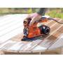 Шліфмашина ексцентрикова мережева BLACK+DECKER KA280K
