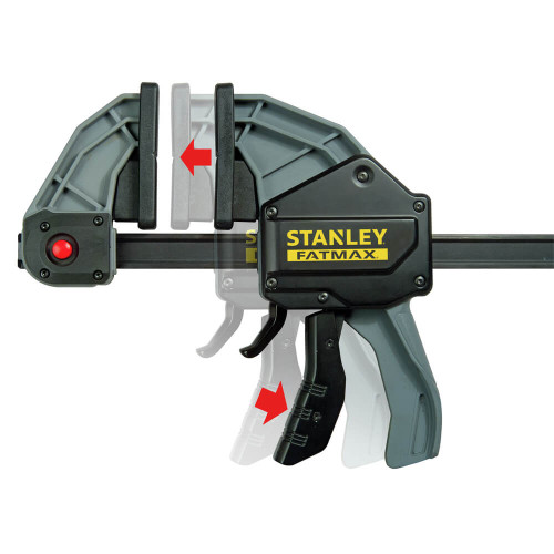 Струбцина FatMax XL триггерная з максимальним зусиллям стиснення 270 кг STANLEY FMHT0-83238